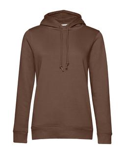 B&C BCW34B - Women's organic hoodie Mocha