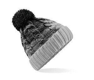 Beechfield BF459 - Shaded Beanie Black / Light Grey