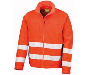 Result RS117 - Safe-Guard Hi-Vis Soft Shell Jacket Orange
