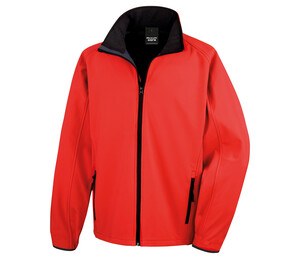 Result RS231 - Men's Fleece Jacket Zipped Pockets Red / Black