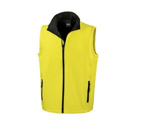 Result RS232 - Men's Sleeveless Fleece Yellow / Black