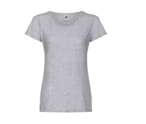 Fruit of the Loom SC1422 - Women's round neck T-shirt Heather Grey