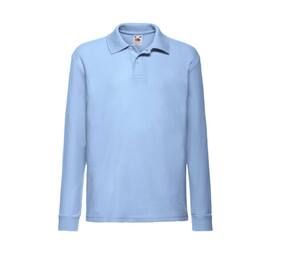 Fruit of the Loom SC3201 - Children's polo shirt Sky Blue