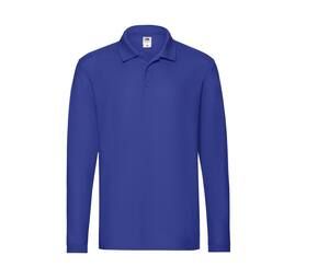 Fruit of the Loom SC384 - Premium Polo Long Sleeve (63-310-0) Royal blue