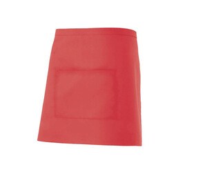 VELILLA V4201 - MID-LENGTH APRON Red