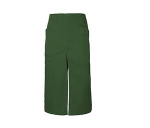 VELILLA V4209 - LONG APRON WITH OPENING AND POCKETS Forest Green