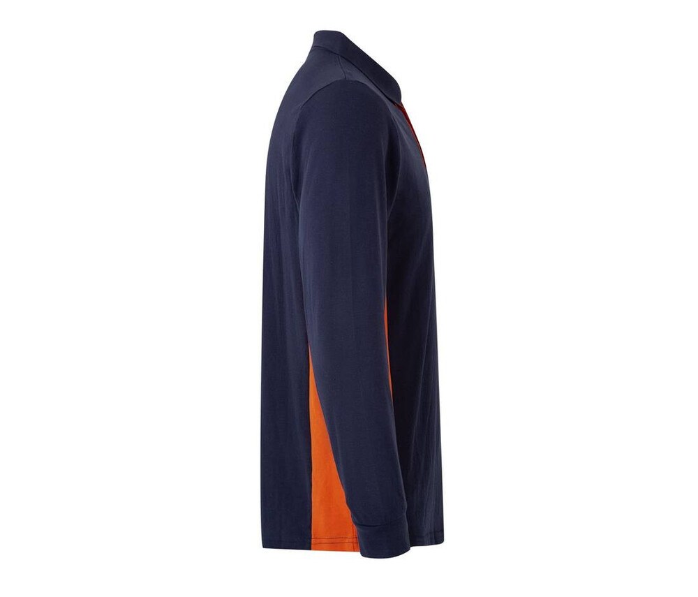 VELILLA V5514 - Two-Tone Polo Shirt Long Sleeves