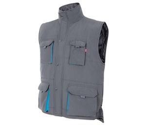 VELILLA V5902 - GILET MATELASSÉ BICOLORE MULTI-POCHES