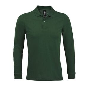 SOL'S 02087 - Perfect Lsl Men Long Sleeve Piqué Polo Shirt Bottle Green
