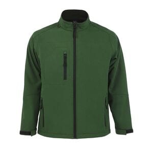 SOL'S 46600 - RELAX Men's Soft Shell Zipped Jacket Bottle Green