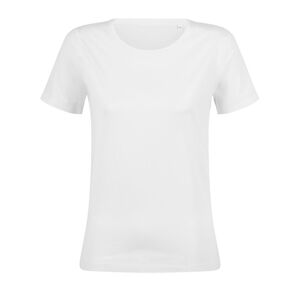 NEOBLU 03185 - Lucas Women Women’S Short Sleeve Mercerised Jersey T Shirt Blanc optique