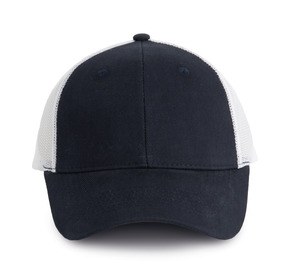 K-up KP158 - Trucker cap - 6 panels Navy / White