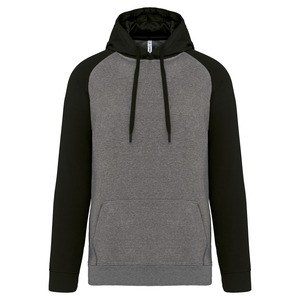 Proact PA369 - Adult two-tone hooded sweatshirt