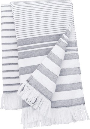 Kariban K132 - Fouta striped with fringes