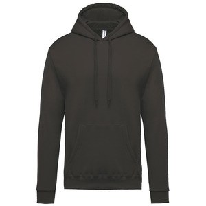 Kariban K476 - Men's hooded sweatshirt Dark Grey