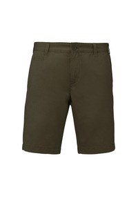 Kariban K752 - Men's faded look Bermuda shorts Washed Light Khaki