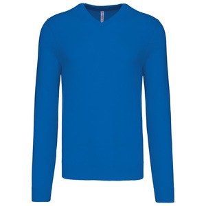 Kariban K965 - MEN'S V-NECK JUMPER Light Royal Blue