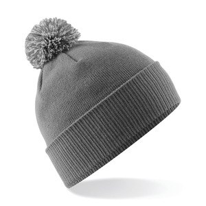 Beechfield B450 - Snowstar® beanie Graphite Grey / Light Grey