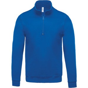 Kariban K478 - Zipped neck sweatshirt Light Royal Blue