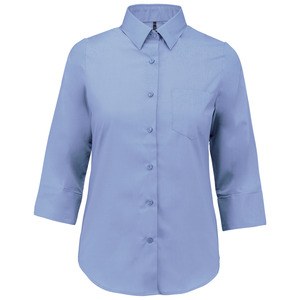 Kariban K558 - Ladies' 3/4 sleeve shirt Bright Sky