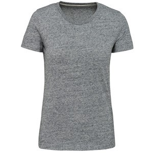 Kariban KV2107 - Women's vintage short-sleeved t-shirt Slub Grey Heather