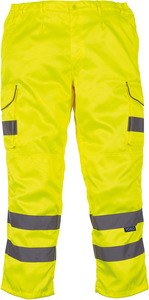 Yoko YHV018T - Hi-Vis cargo trousers Hi Vis Yellow