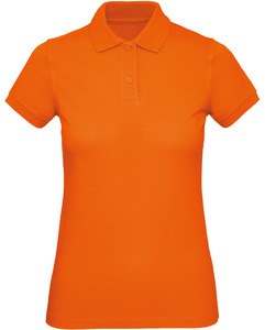 B&C CGPW440 - Women's organic polo shirt Orange