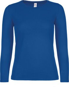 B&C CGTW06T - Women's long sleeve t-shirt #E150 Royal Blue
