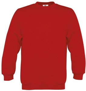 B&C CGWK680 - Children's round neck sweatshirt Red