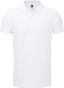 Russell RU566M - Men's Stretch Polo Shirt White