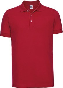 Russell RU566M - Men's Stretch Polo Shirt Classic Red