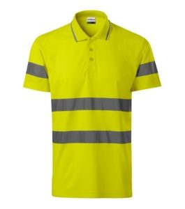 RIMECK 2V9 - HV Runway Polo Shirt unisex jaune fluorescent