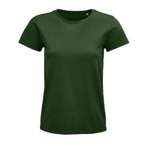 SOL'S 03579 - Pioneer Women Round Neck Fitted Jersey T Shirt Bottle Green