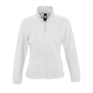 SOL'S 54500 - NORTH WOMEN Zipped Fleece Jacket White