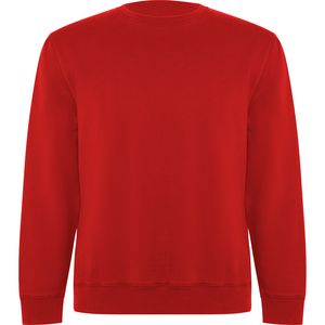 Roly SU1071 - BATIAN Unisex sweater in organic combed cotton and recycled polyester Red