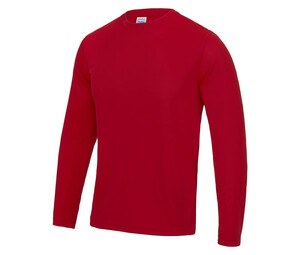 Just Cool JC002 - Neoteric™ Breathable Long Sleeve T-Shirt Fire Red