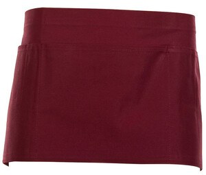 NEWGEN TB202 - Short Cotton Bartender Apron Burgundy