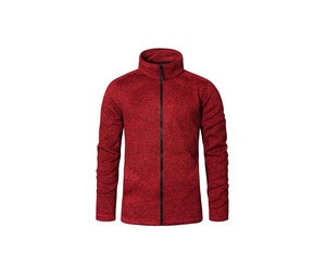 Promodoro PM7720 - Men's knitted fleece jacket Heather Red