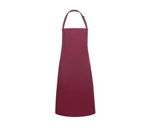 Karlowsky KYBLS4 - Basic bib apron with buckle Bordeaux