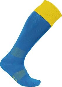 PROACT PA0300 - Two-tone sports socks Sporty Royal Blue / Sporty Yellow