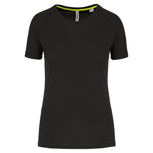 PROACT PA4013 - Ladies' recycled round neck sports T-shirt Black