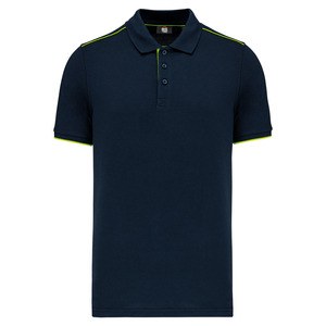 WK. Designed To Work WK270 - Mens short-sleeved contrasting DayToDay polo shirt