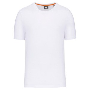WK. Designed To Work WK302 - Men's eco-friendly crew neck T-shirt White
