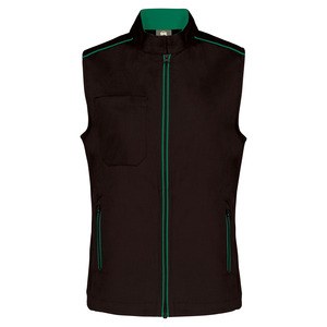 WK. Designed To Work WK6149 - Ladies' DayToDay Gilet Black/ Kelly Green