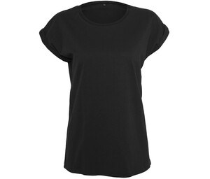 Build Your Brand BY138 - Organic women's t-shirt Black