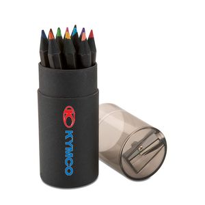 GiftRetail IT3630 - BLOCKY Black colouring pencils Black