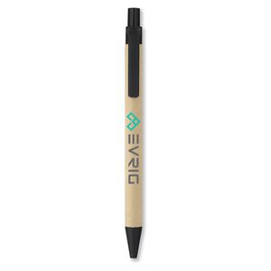 GiftRetail IT3780 - CARTOON Paper/corn PLA ball pen Black