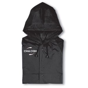 GiftRetail KC5101 - BLADO PVC raincoat with hood Black