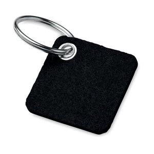 GiftRetail MO6507 - AUKIO RPET felt keyring Black