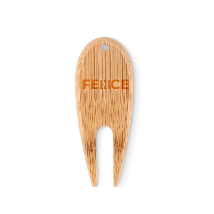 GiftRetail MO6523 - BOGEY Bamboo golf divot tool